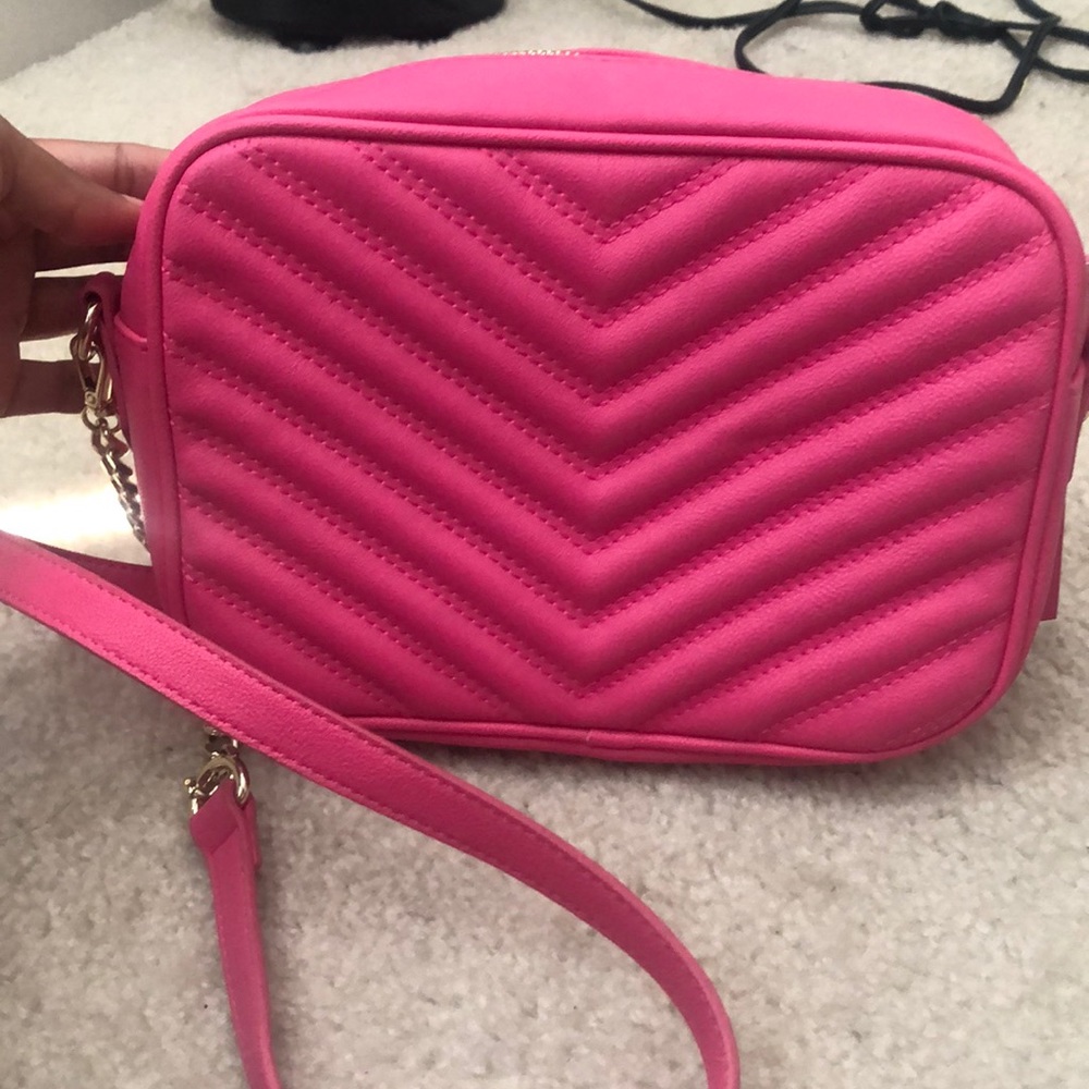 Hot pink crossbody